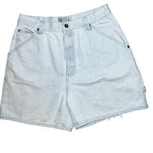 Bill Blass Jeans vintage 90s mom cargo denim blue jean shorts size 12